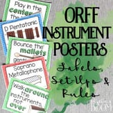 Orff Instrument Posters Digital Resources